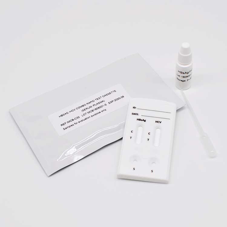 2 Di 1 Hbsag Hcv Combo 2 Panel Rapid Test Kit