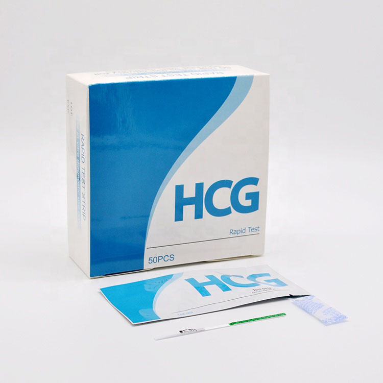 99,9% Rastbûna HCG Test Strip Ducaniyê