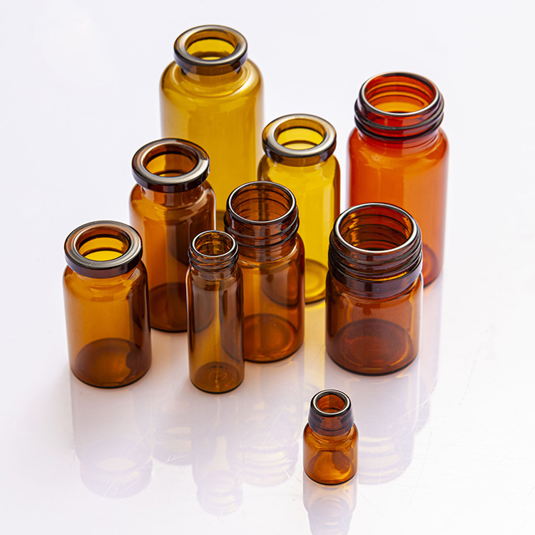 Amber Clear Tubular Injection Sterile Bottle Glass Vials for Pharmaceutical