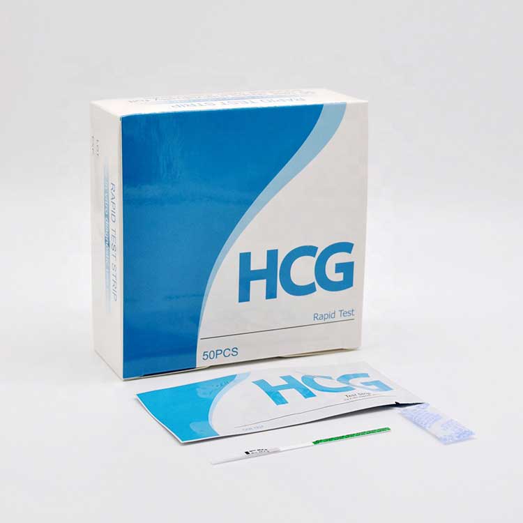 Dîjîtal Ducaniyê Hcg Rapid Test Strip