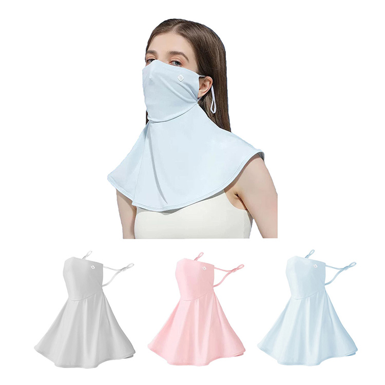 Ice Silk Summer Sunscreen Neck Tube Scarf