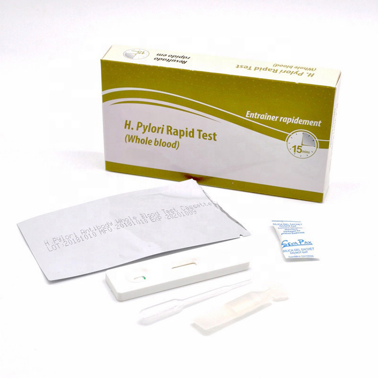 Bijîjkî H.pylori Rapid Test Kits Kaset