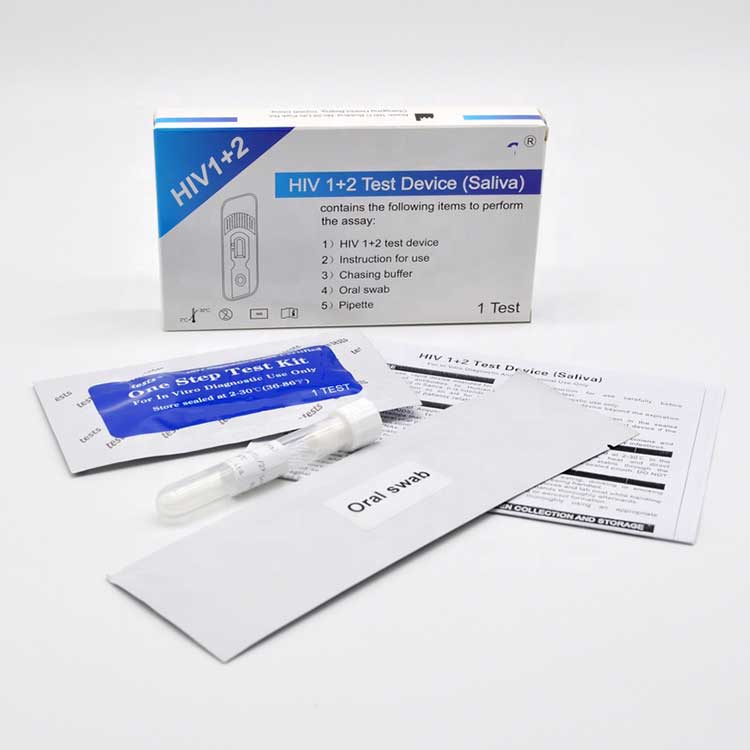 Tenduristî Oral Hiv Xwe-ceribandina Saliva Rapid Kit