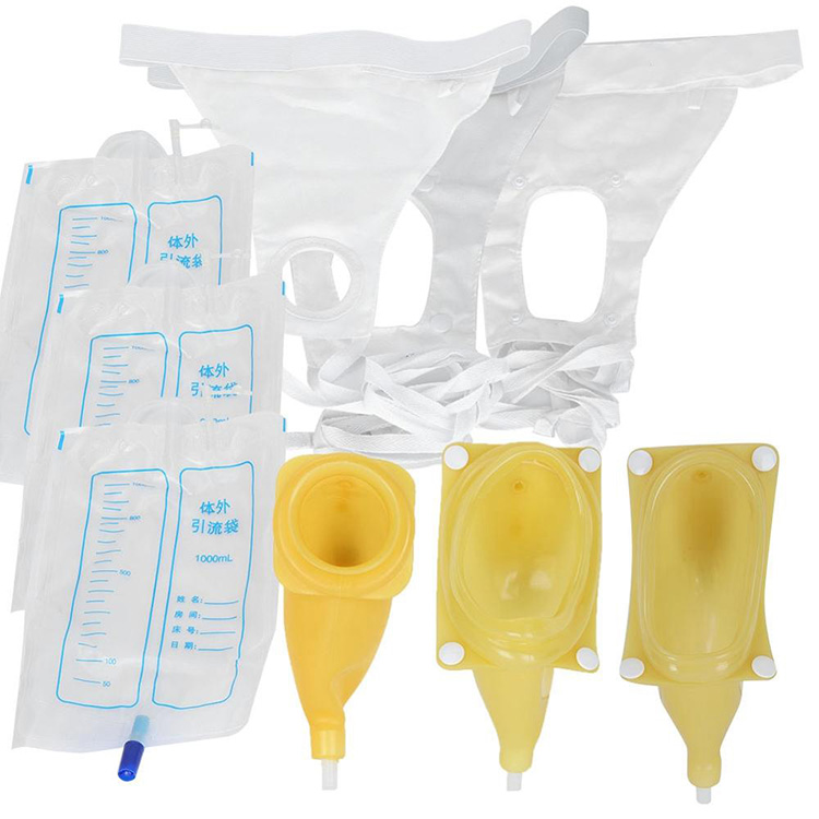 Silicone Urine Collector Bag Adults Urinal with Urine Katheter Bag